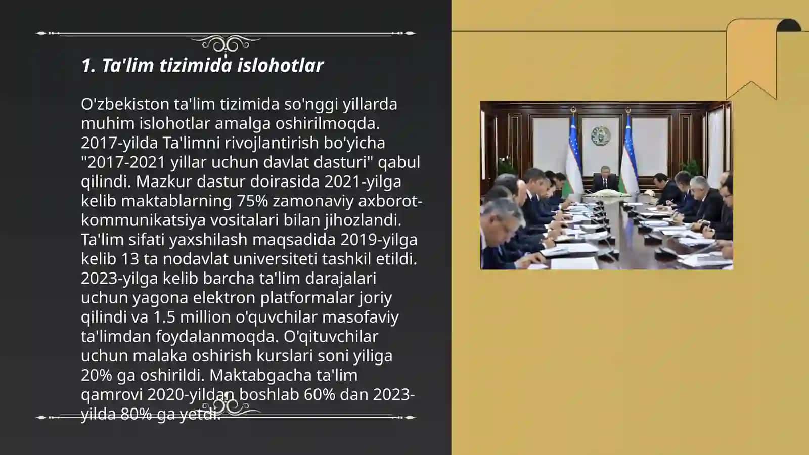 O‘zbekiston Respublikasida ijtimoiy sohadagi islohotlar 3