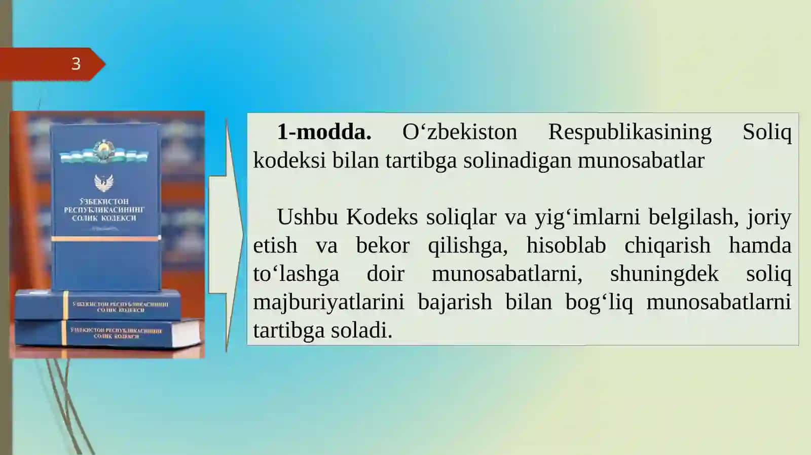 SOLIQQA TORTISH TIZIMINING NORMATIV-HUQUQIY ASOSLARI 3