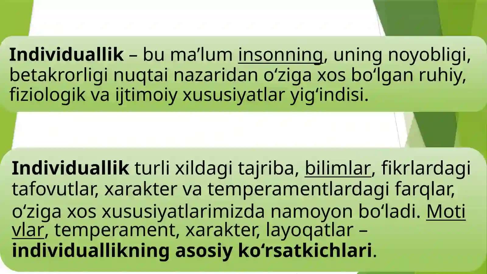 Psixologiya da bir-biriga yaqin, lekin 1 xil bo’lmagan tushunchalar 3
