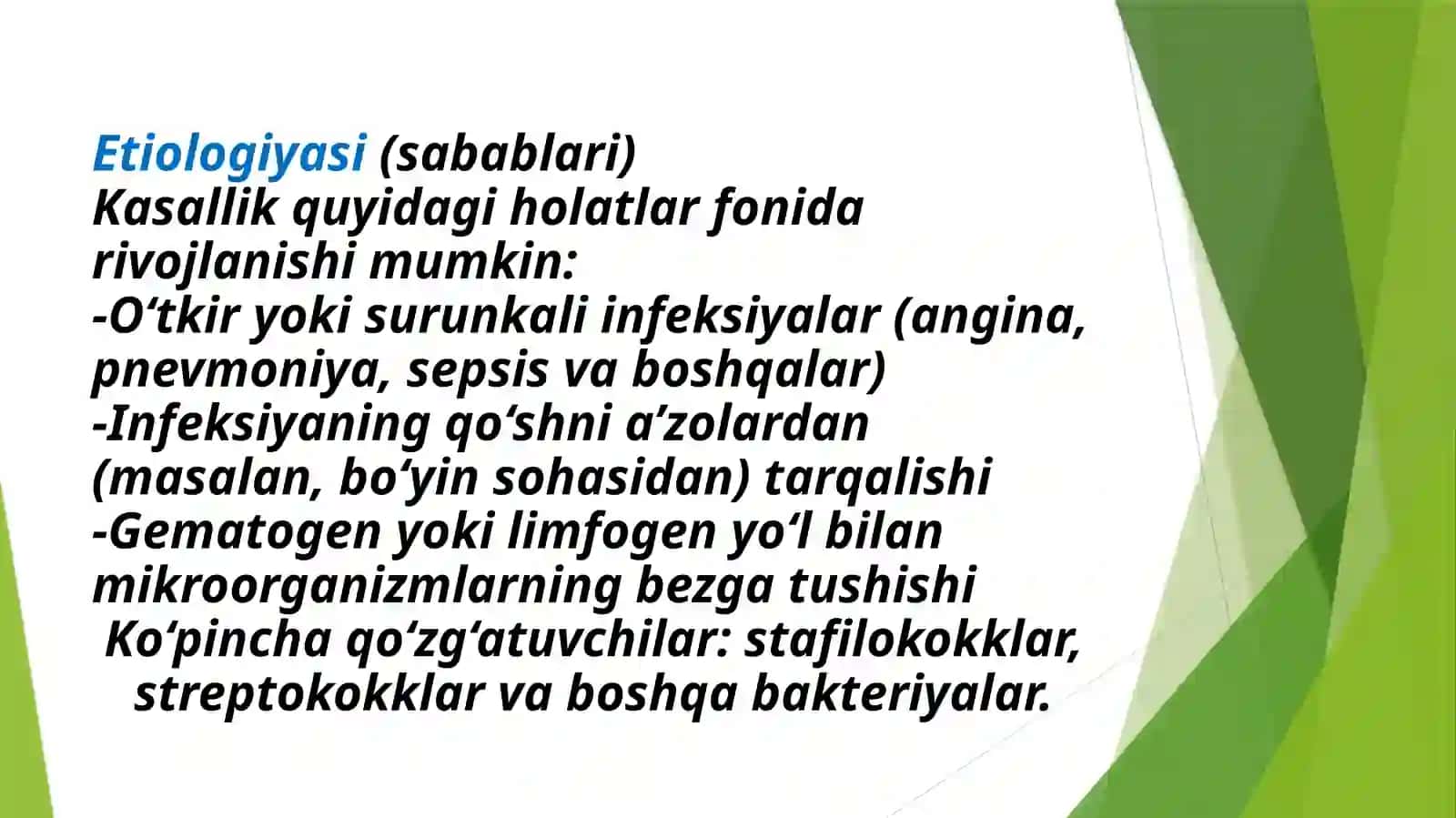 Tireoidit kasalligi etiologiyasi, patogenezi, klinikasi, tashxislash va davolash uskunalari 3