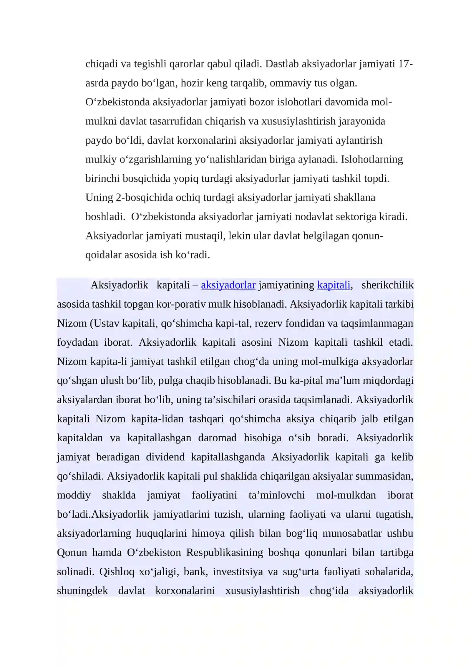 Aktsionerlik jamiyatida pul mablaglari hisobi va auditi 3