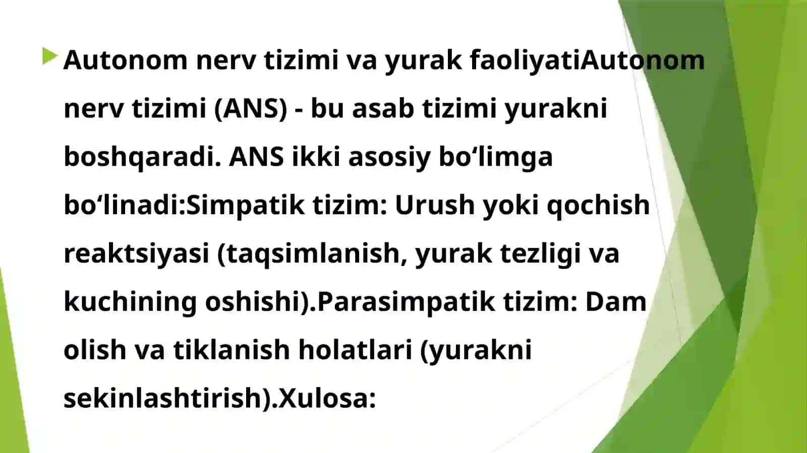 Yurak faoliyatini nev-gumoral boshqariluvi 3