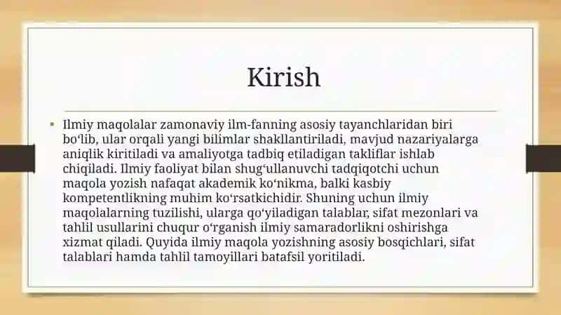 Akademik ko‘nikmalar va kasbiy kompetentlik fanidan mustaqil ta’lim 3