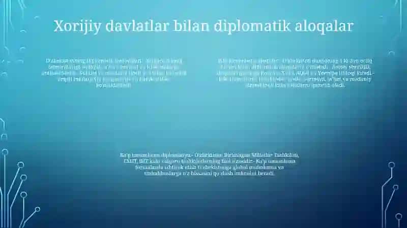 Oʻzbekiston Va Jahon Hamjamiyati 3