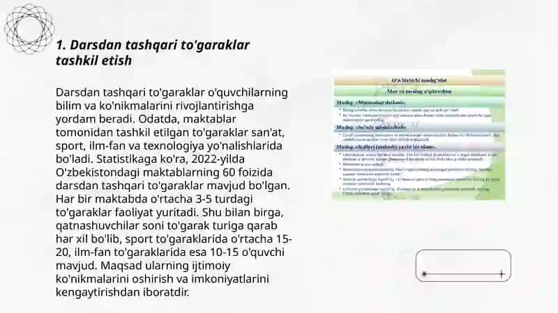 Darsdan tashqari ishlarni tashkil qilish 3