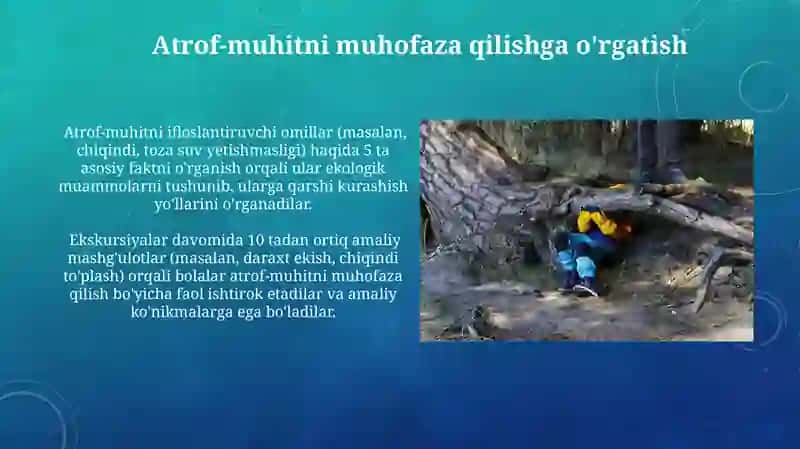Bolalarni tabiat bilan tanishtirishda ekskursiyaning ahamiyati 3