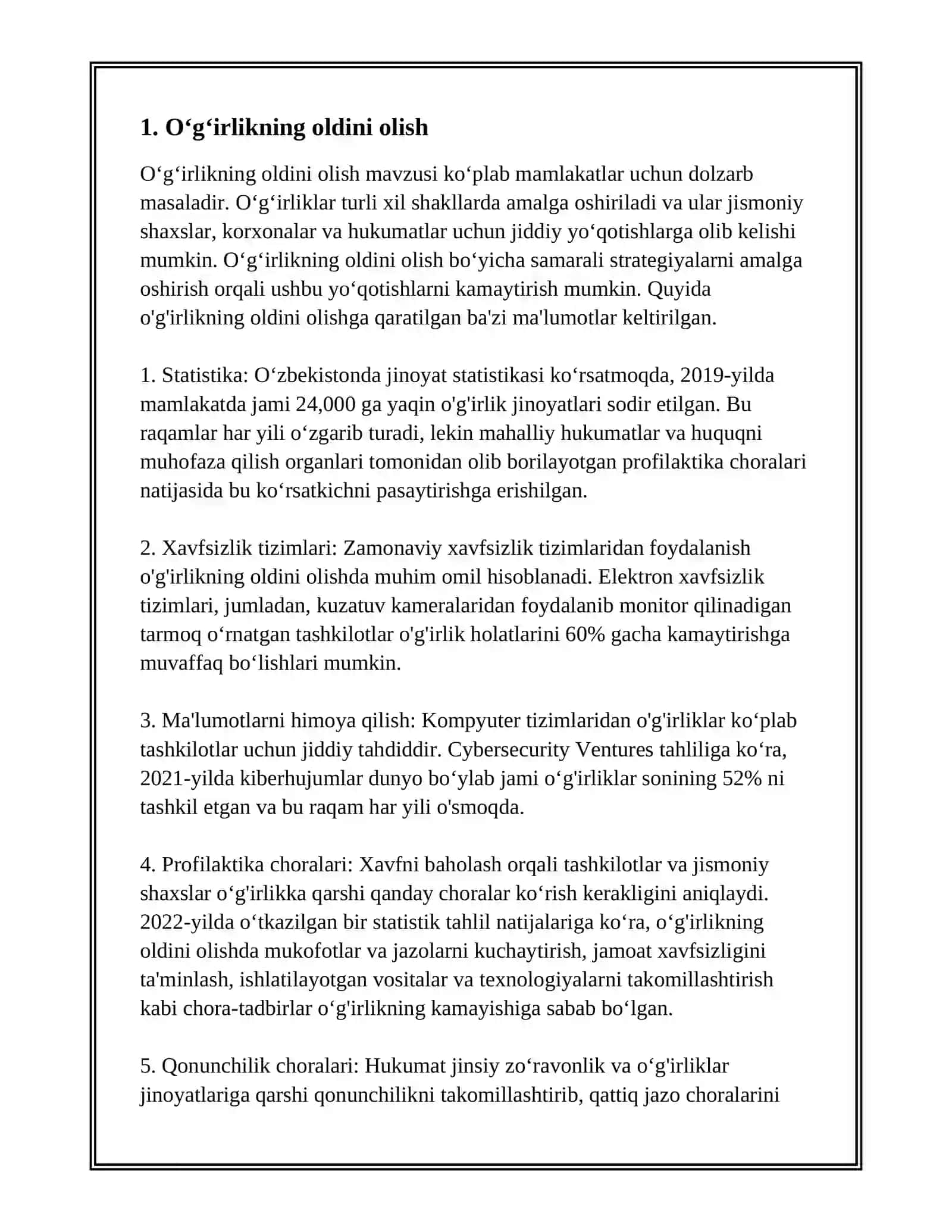 OĜISHGAN XULQ KÒRINISHLARI 3