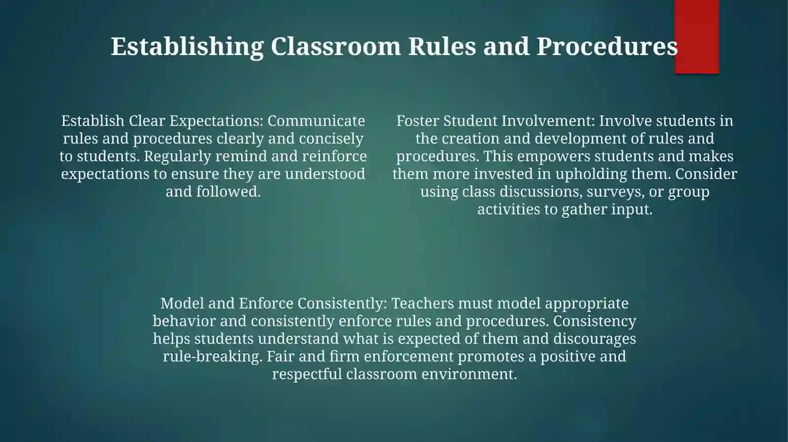 Classroom Management 3