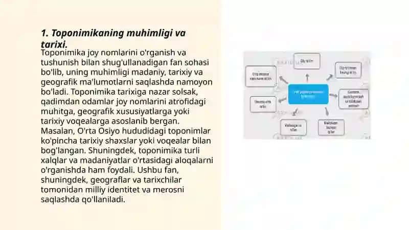 Toponimikaning oliy taʼlim muassasalarida oʻqitilishining zaruriyati 3