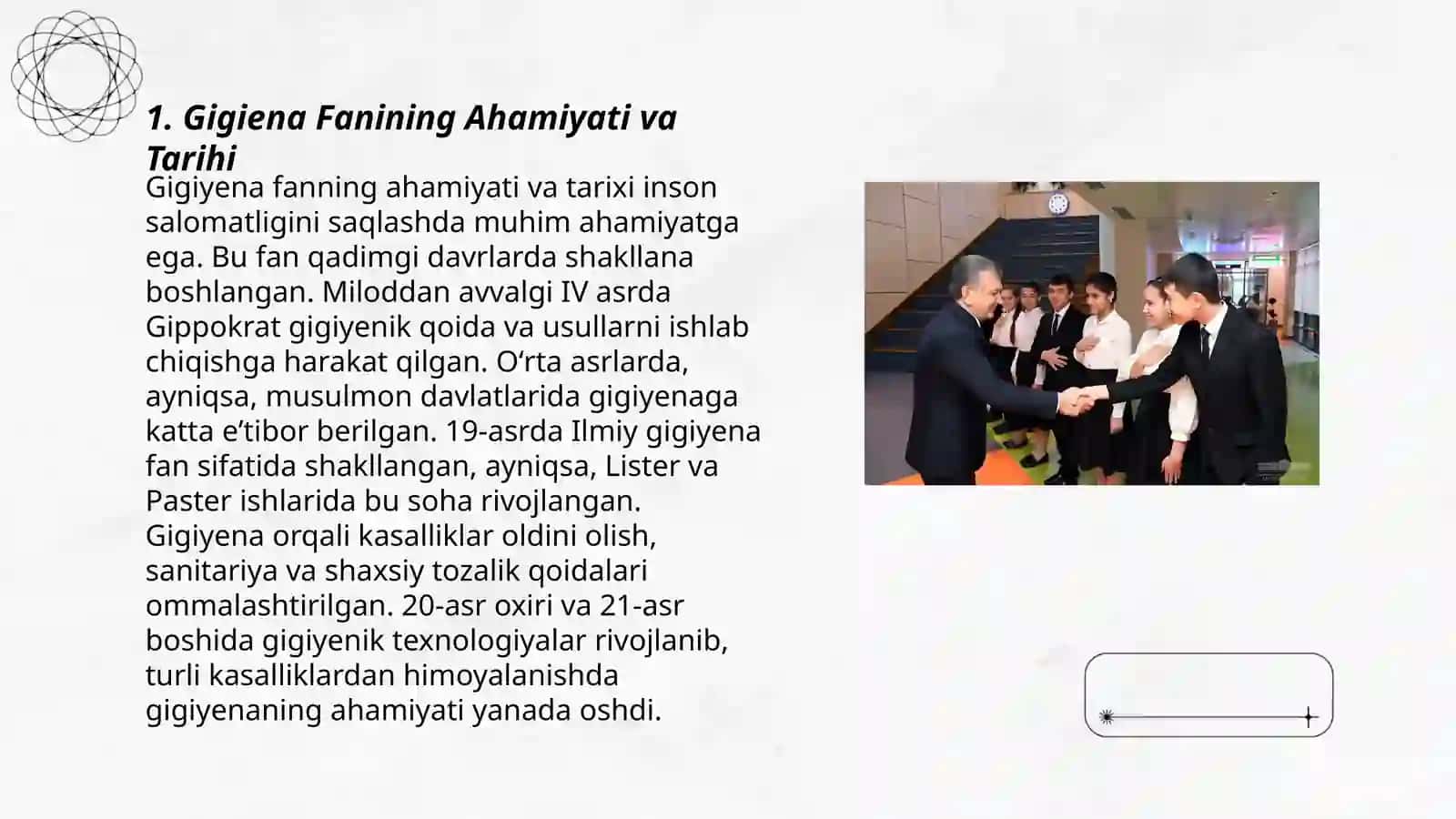 Gigienaning qadimgi davrida shakllanishi,19-20 asrlardagi taraqqiyoti 3