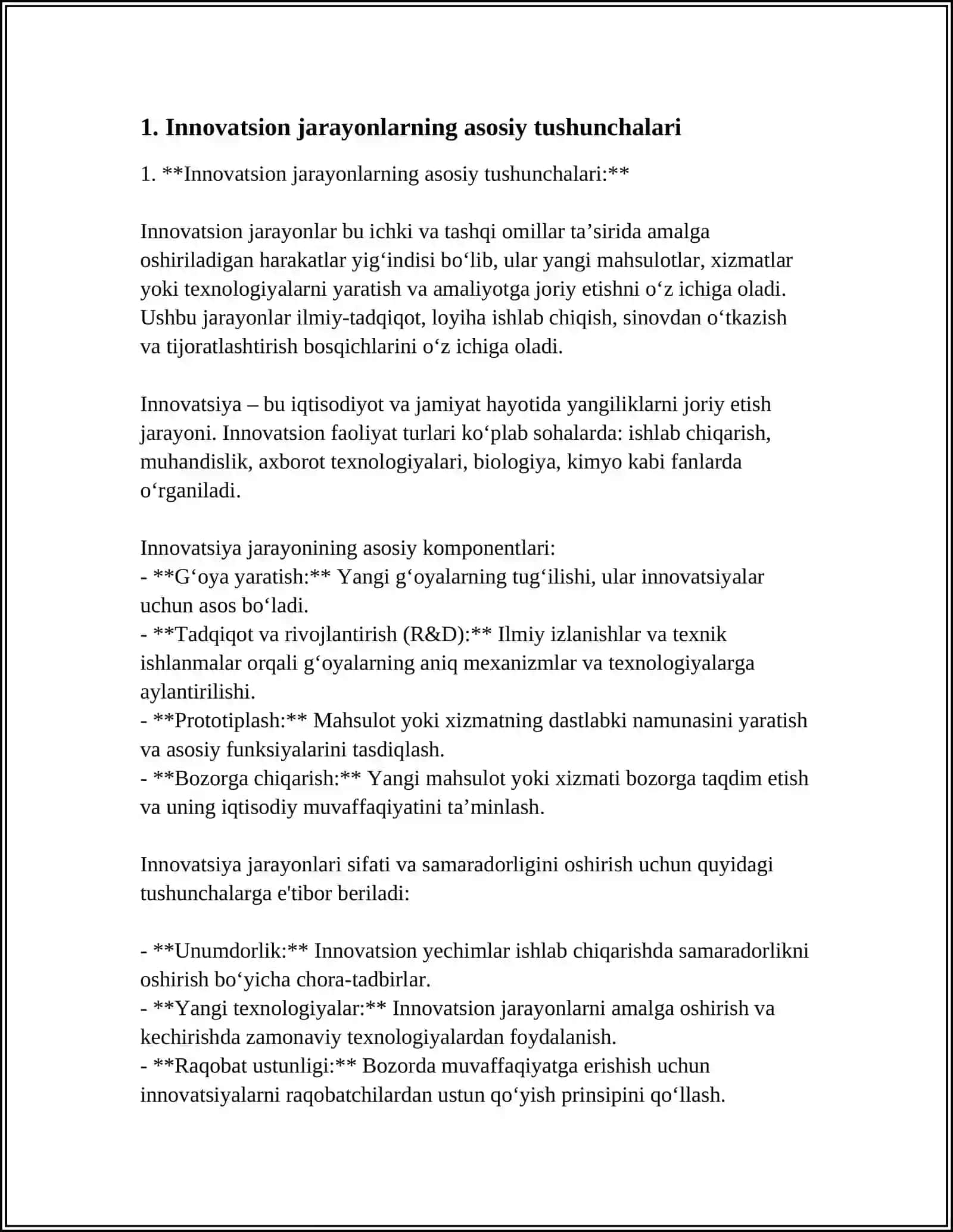 INNOVATSION JARAYONLARNING MODELLARI 3