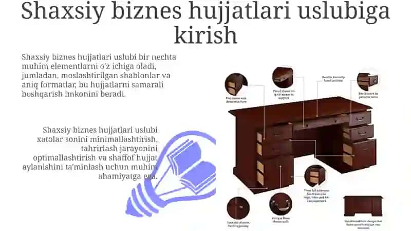 Shaxsiy biznes hujjatlari uslubi 3