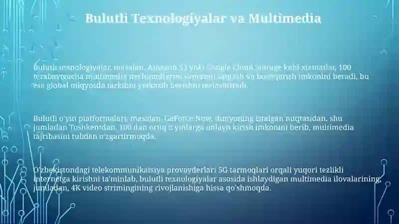 Multimedia Tarmoq Ilovalari 3