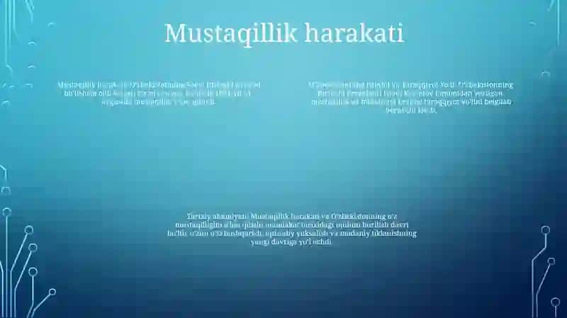 O‘Zbekistonning Istiqlol Va Taraqqiyot Yo‘Li 3