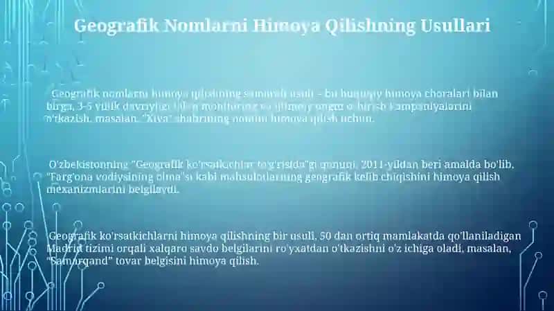 Geografik nomlarni muhofaza qilish 3