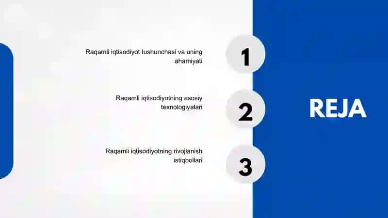 Raqamli iqtisodiyotning asosiy texnologiyalari 3