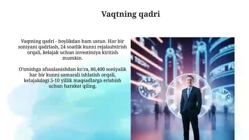 Vaqtning qadri 3