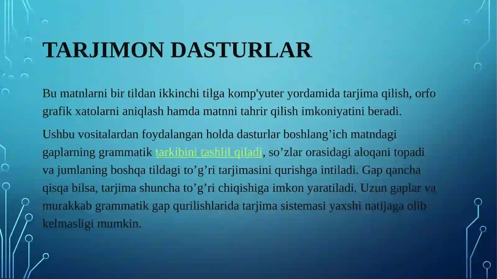 Tarjimon dasturlardan foydalanish 3