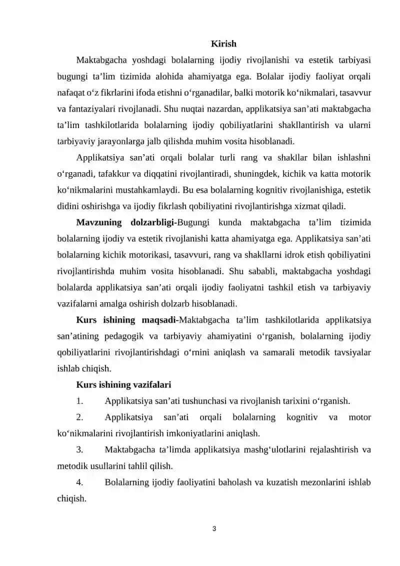 MAKTABGACHA TAʼLIM TASHKILOTLARIDA APLEKATSIYA SANATINING AHAMIYATI 3