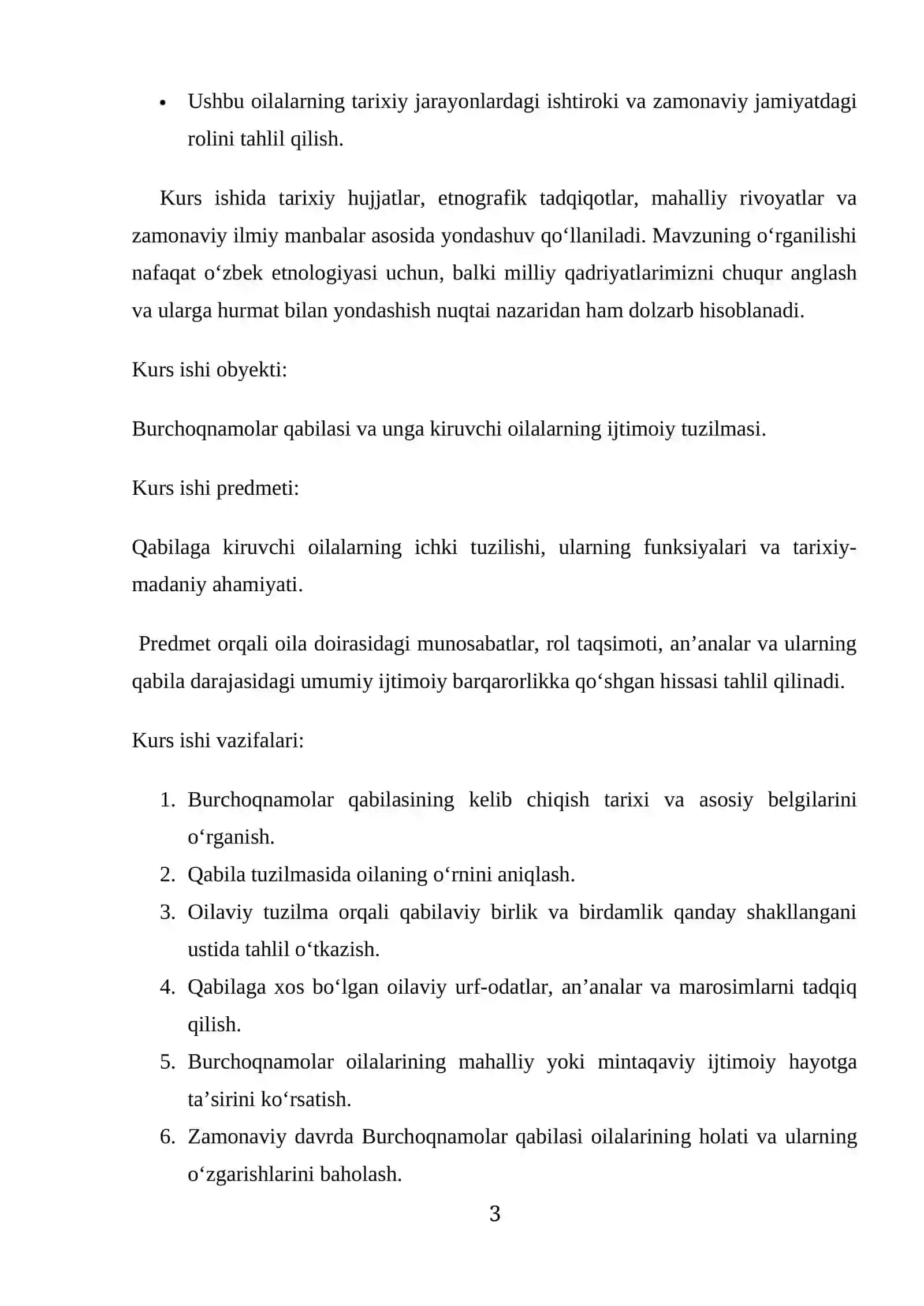 Burchoqnamolar qabilasi 3