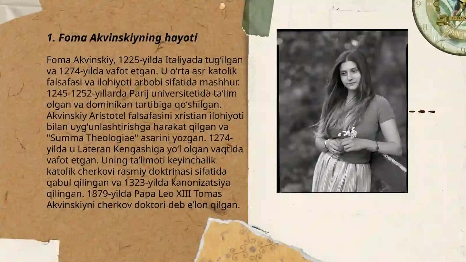 Foma Akvinskiyning hayoti 3