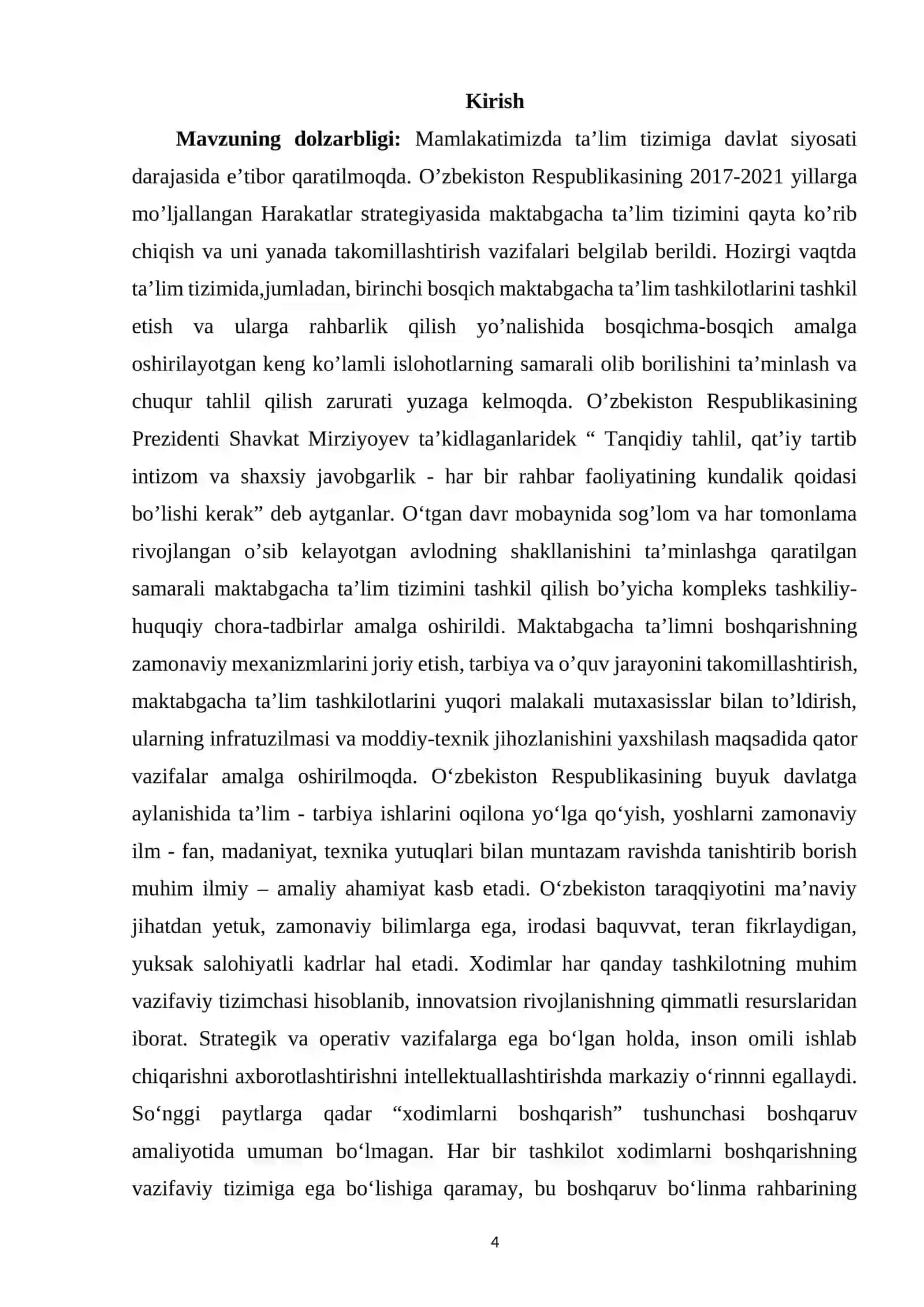 "Maktabgacha ta’limda boshqaruv va menejment" 3