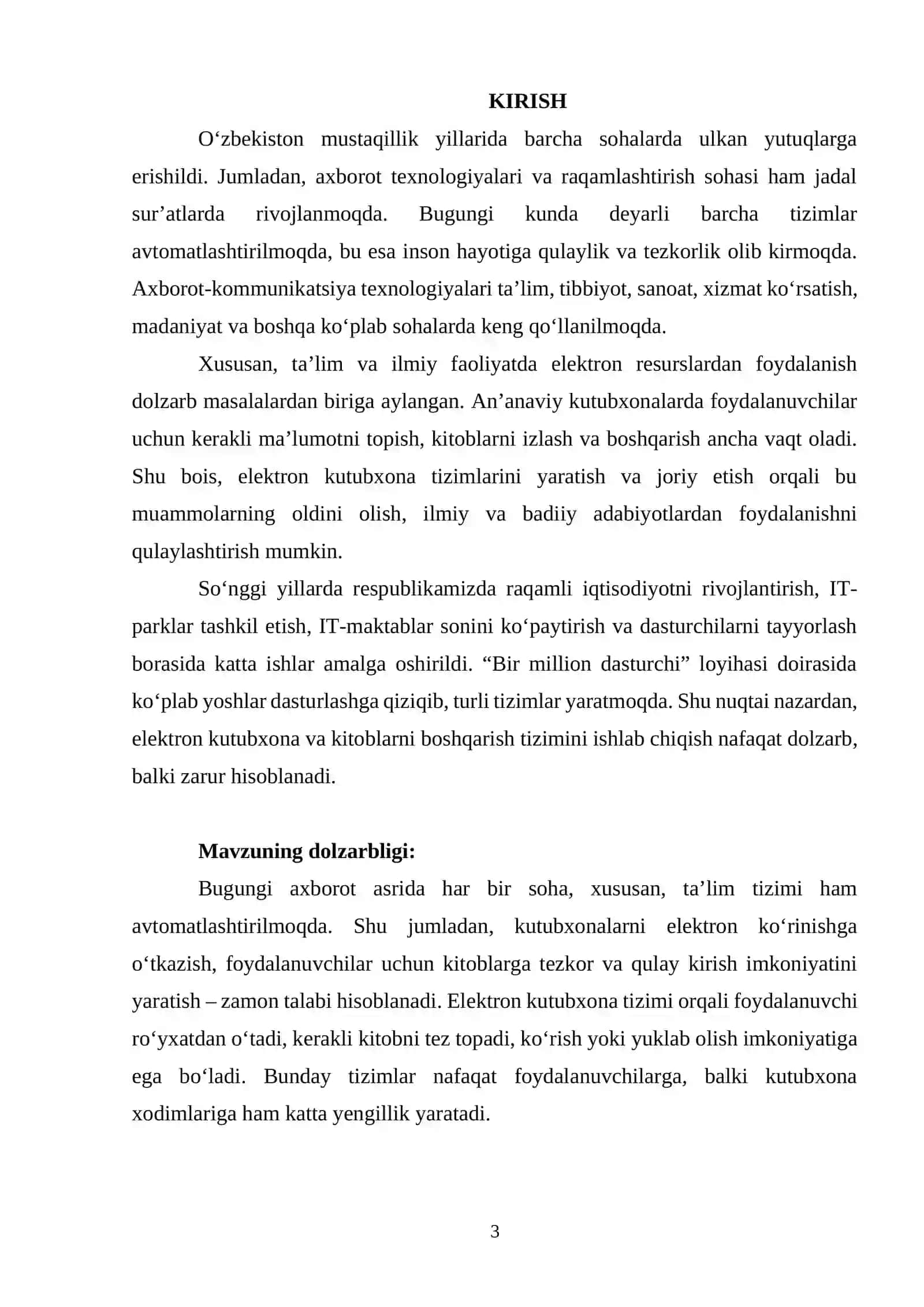Elektron kutubxona va kitoblarni boshqarish tizimi 3
