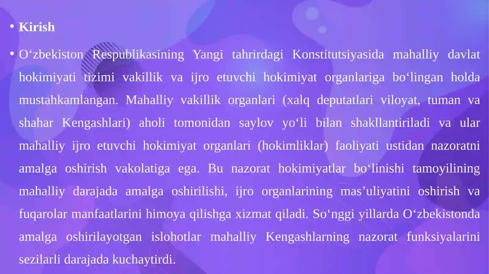 Mahalliy davlat hokimiyati organlari faoliyati ustidan vakillik organlari nazorati(nazariy-huquqiy yondashuv) 3