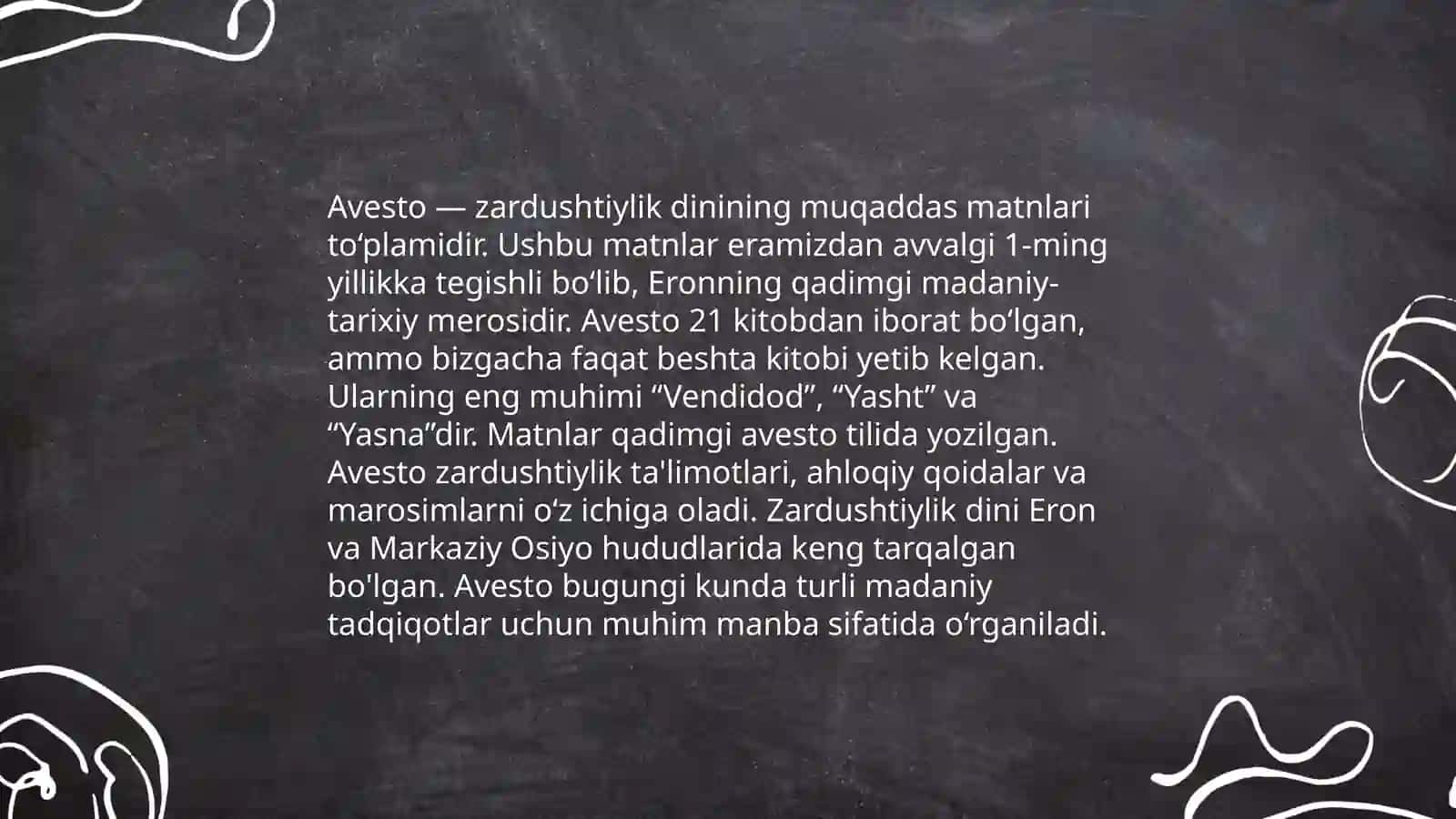 Avesto vatanimiz tarixiga oid ilk yozma manba 3
