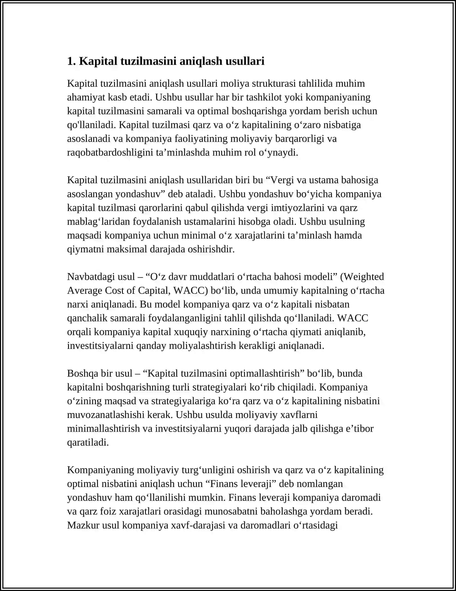 MOLIYA STRUKTURASINI ANIQLASH 3