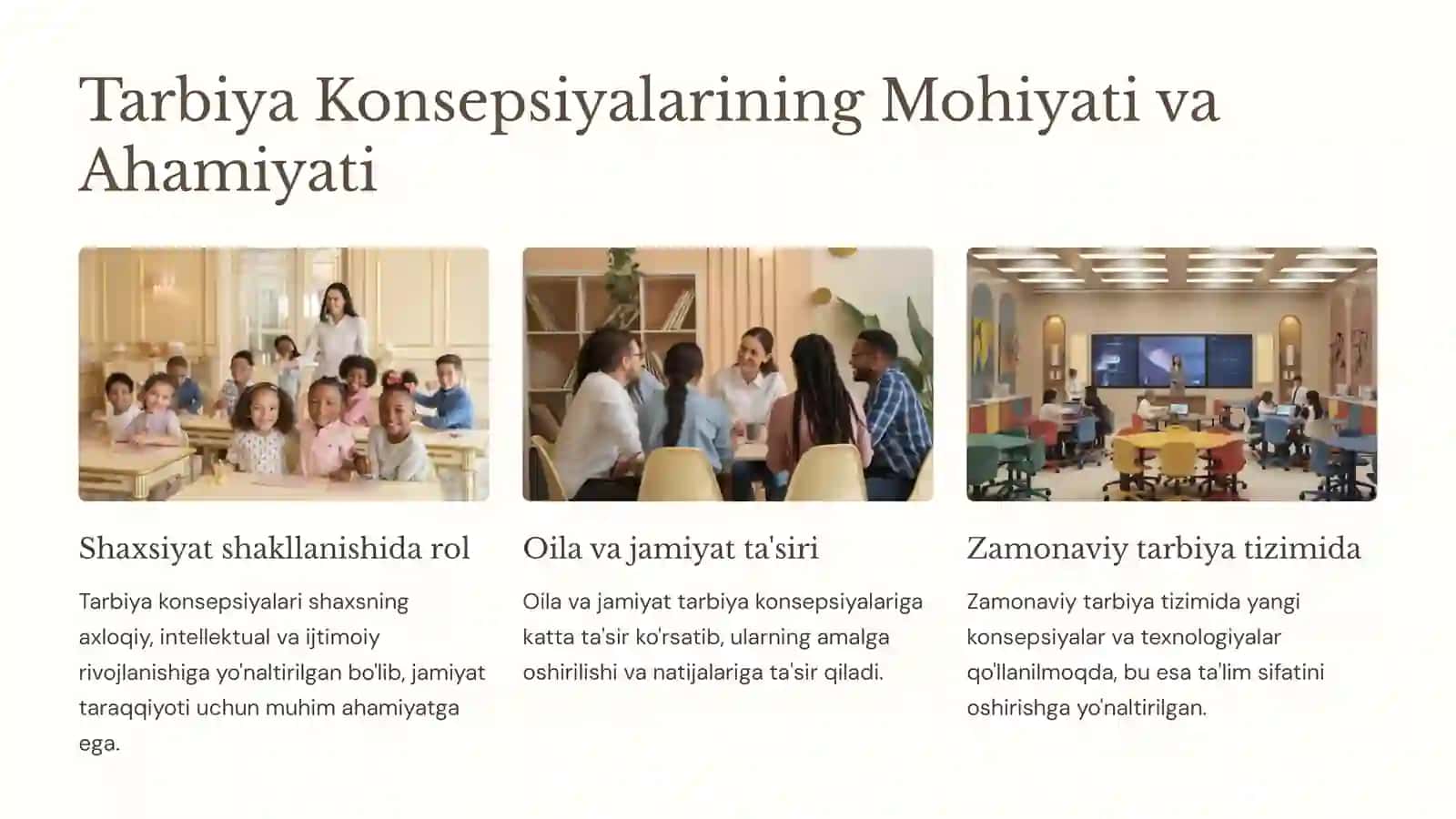 Turli zamon va makonlarda yaratilgan tarbiya konsepsiyalari 3