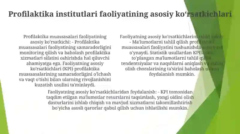 Davolash Profilaktika Muassasalarining Asosiy Ko'Rsatkichlari Va Ularni Taxlil Etish Usullari 3
