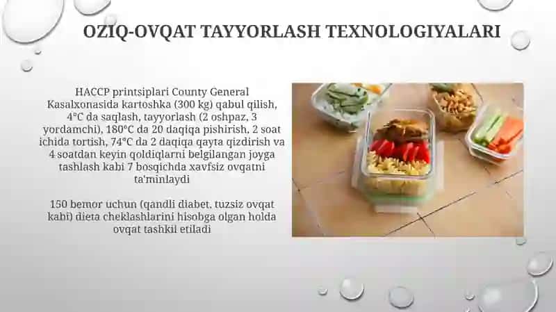 Oziq-ovqat gigienasi qoidalari 3