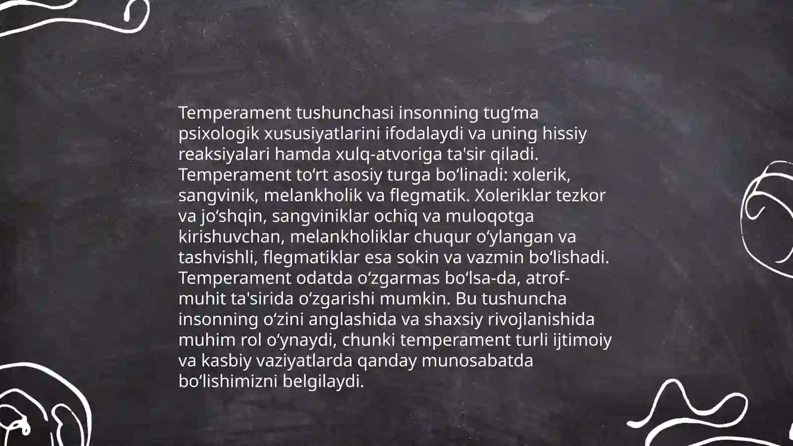 Temperament xususiyatlarining mutaxasis shakllanishidagi o'rni 3