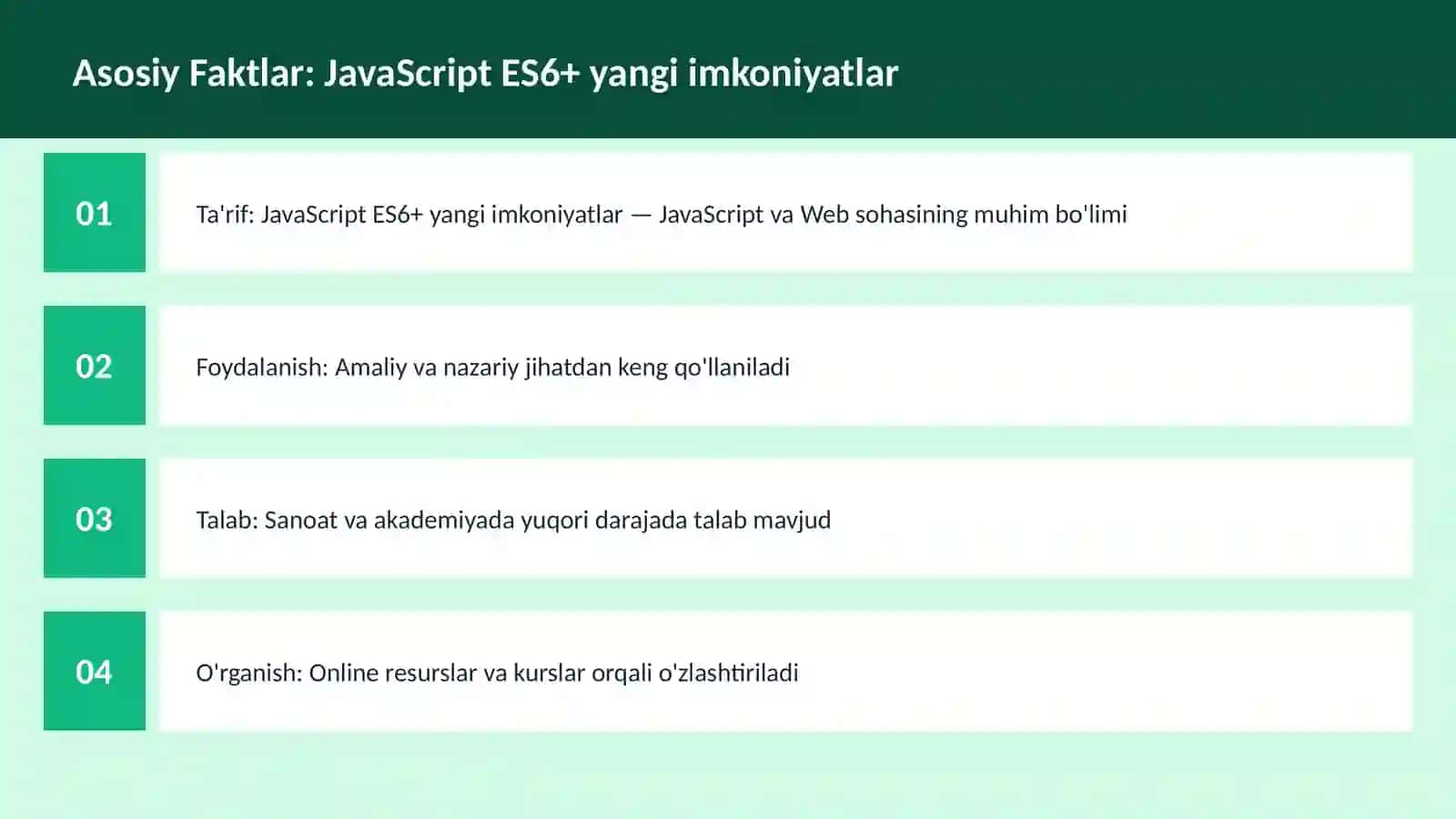 DASTURLASH | JAVASCRIPT VA WEB 3