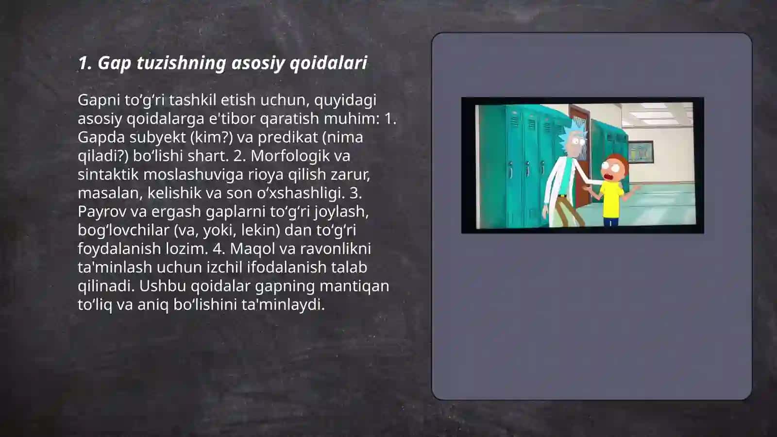 Boshlangʻich sinfda gap ustida ishlashdagi izchillik 3