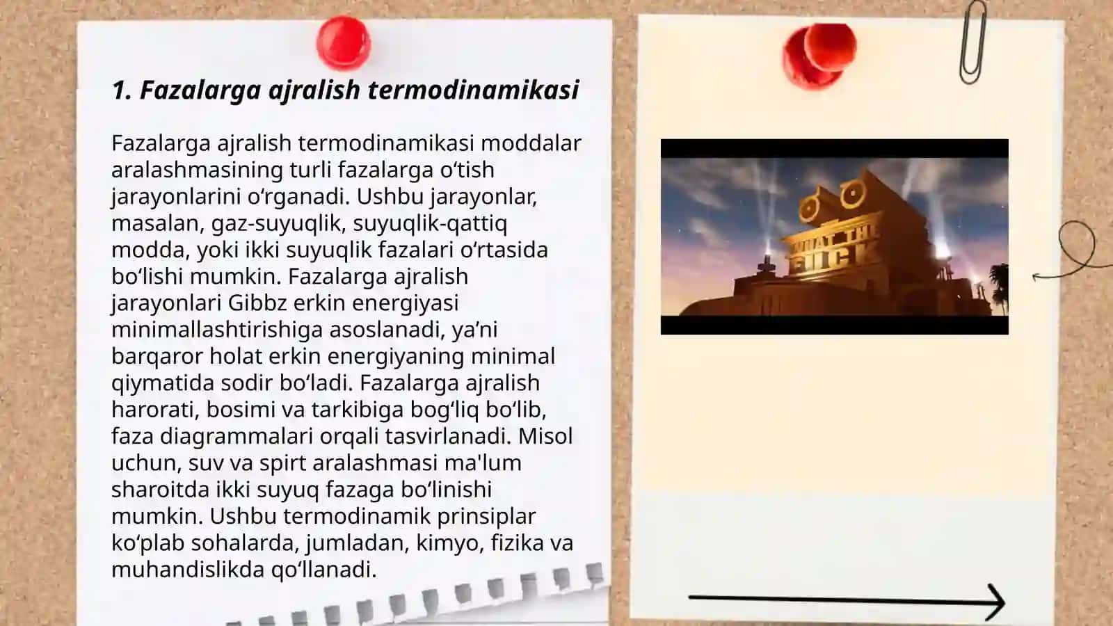 Fazalarga ajralish yuzasining erkin energiyasi 3