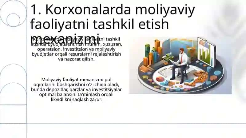 Korxonalarda moliyaviy faoliyatni tashkil etish mexanizmi 3