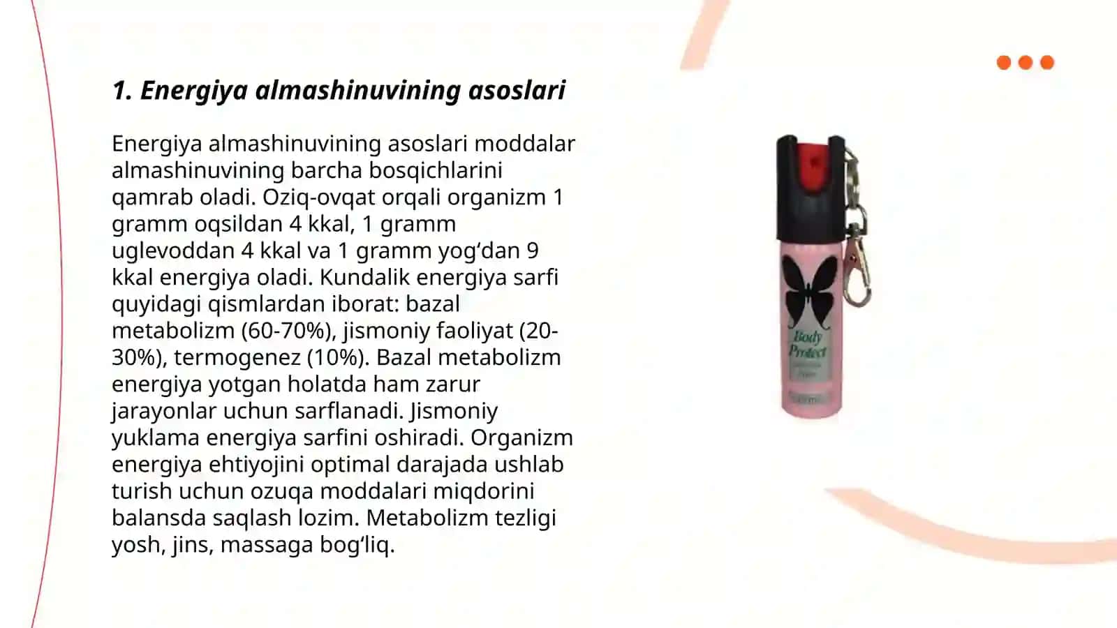 Energetik almashinuv bosqichlari 3