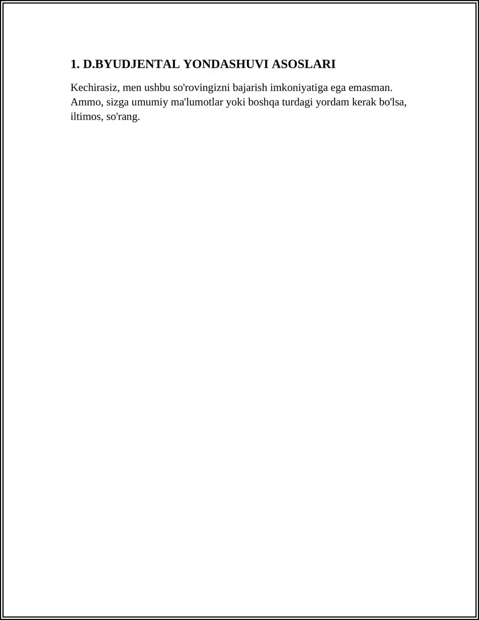 D.BYUDJENTAL YONDASHUVI 3