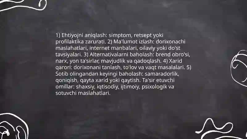 Dorixona xaridorining psixologiyasi 3