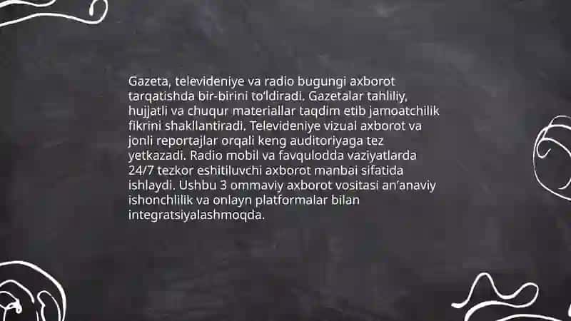 Ommaviy axborot vositalari 3