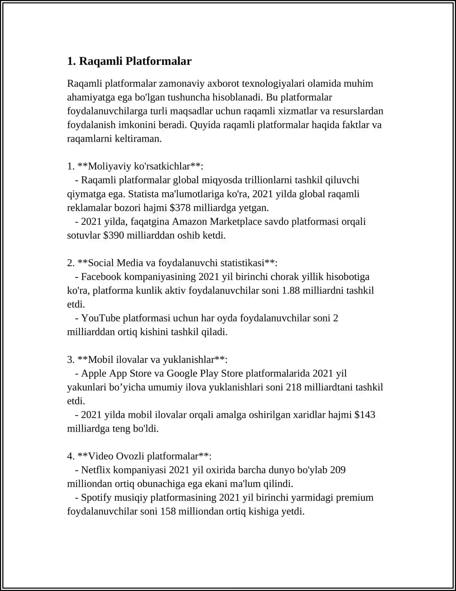 RAQAMLI P, PI ROSTLAGICHLAR 3