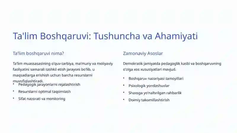 Ta'lim Muassasalarini Boshqarish 3