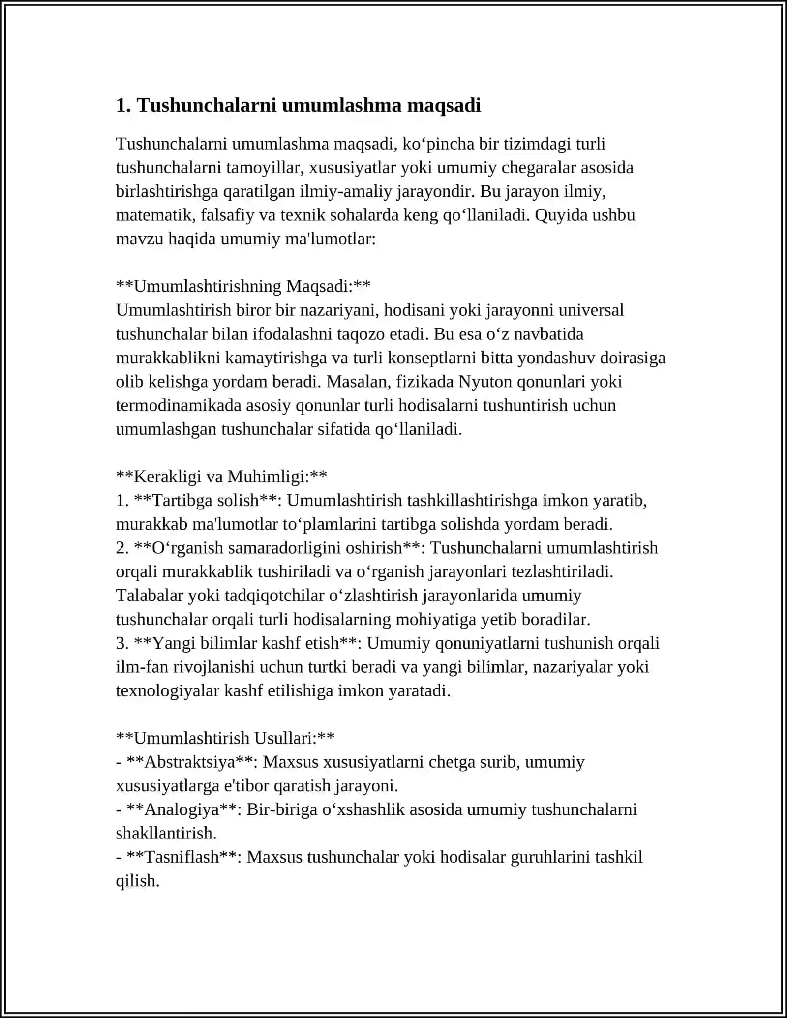 Tushunchalarni boʻlishning maqsadi va tuzilishi 3