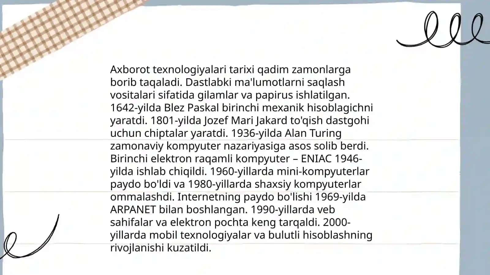 Axborot texnologiyalari va turlari 3