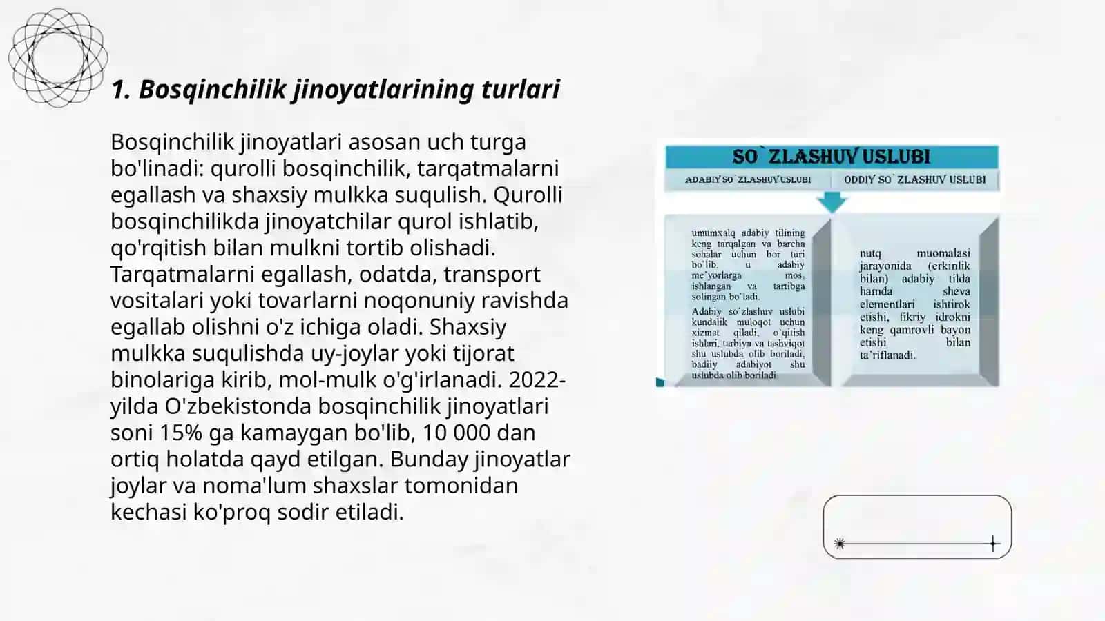 Bosqinchilik jinoyatlarini tergov qilish uslubiyati 3