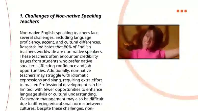 Challenges of Non-native Speaking Teachers 3