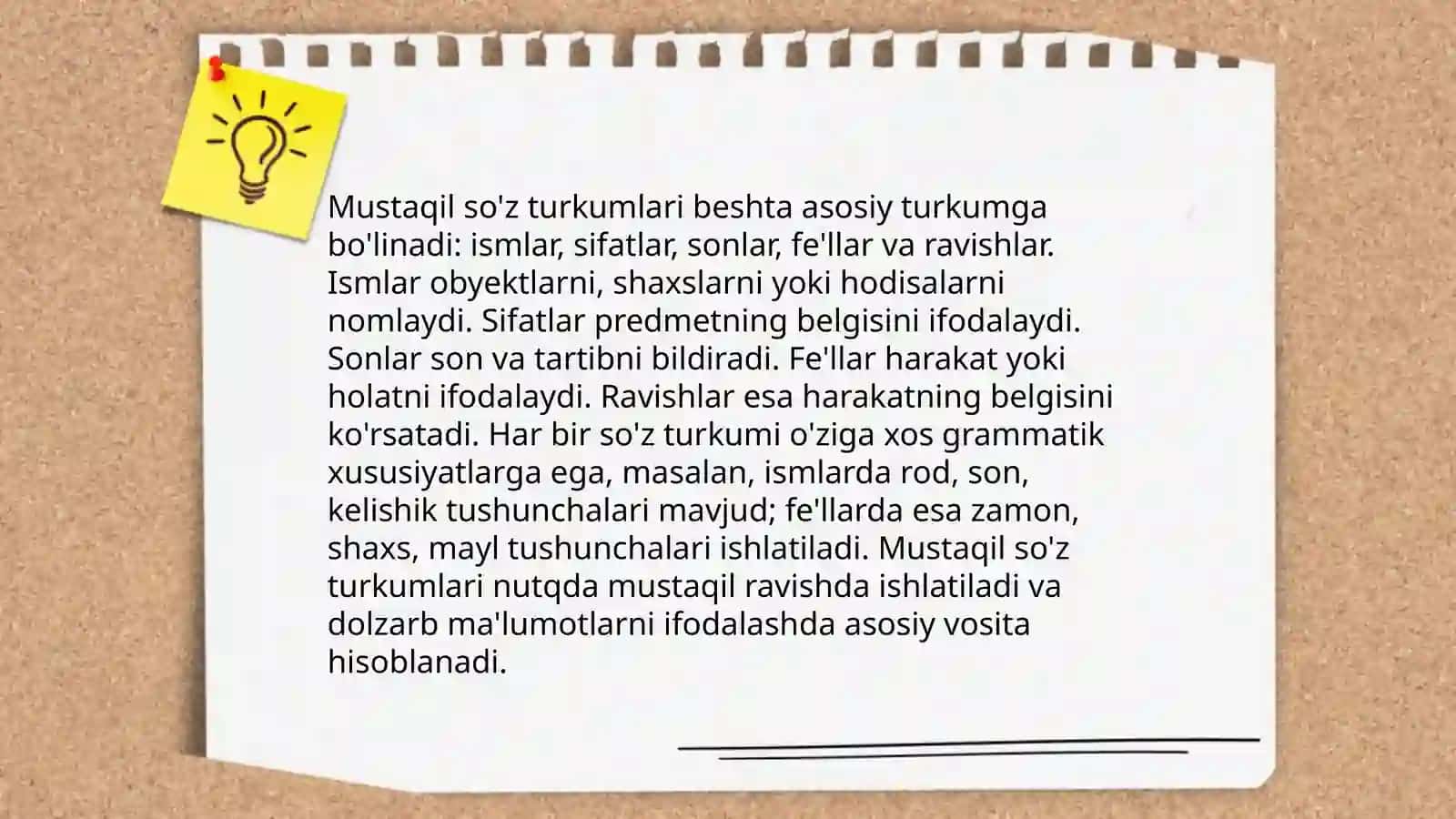 Mustaqil va nomustaqil hollar 3