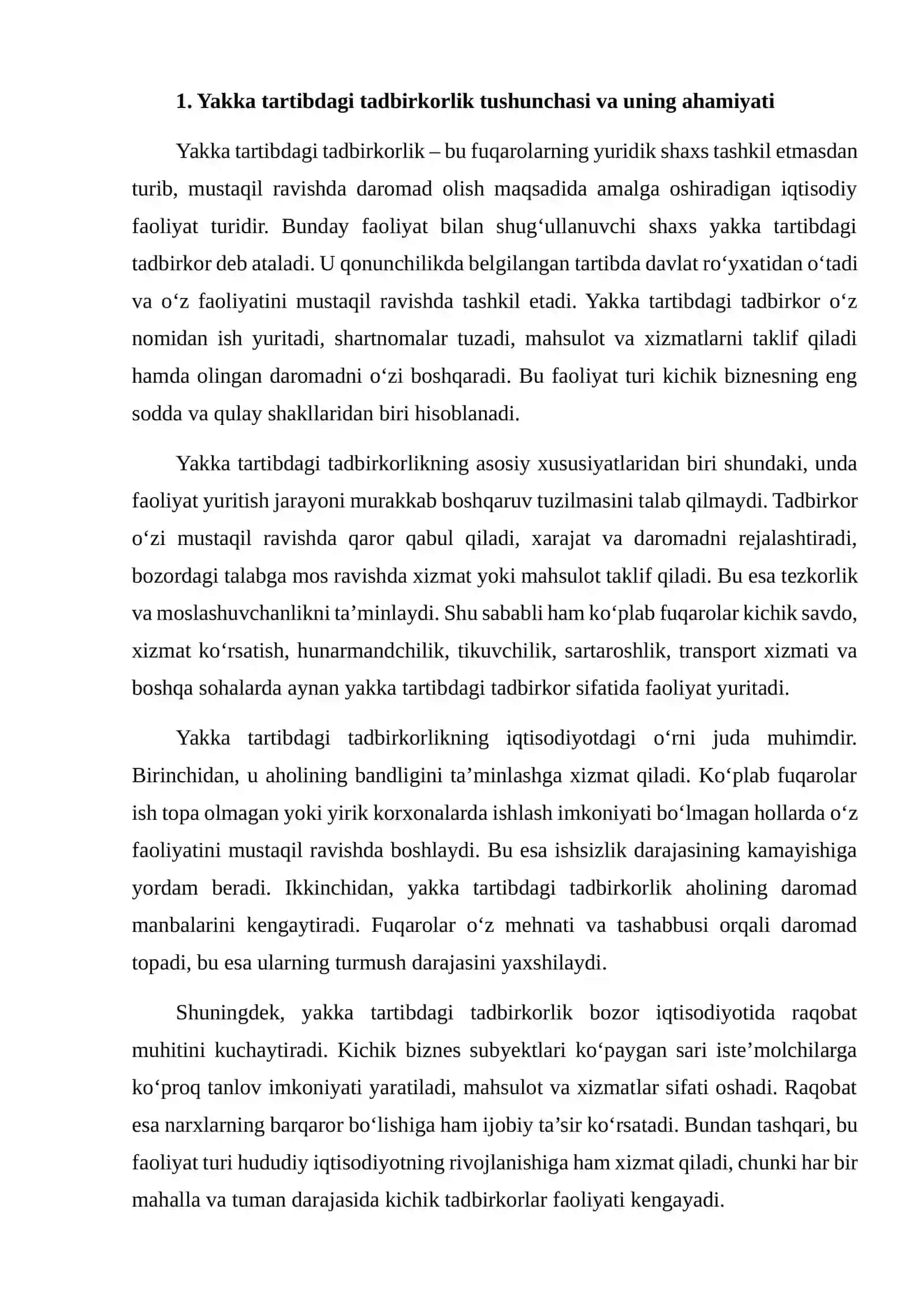 Yakka tartibdagi tadbirkorlik faoliyati bilan shug‘ullanuvchi jismoniy shaxs 3